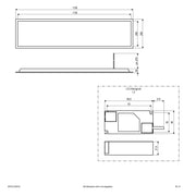 EVN Lichttechnik - Decken-/Wandleuchte LED-Einbaupanel BPSU12300102