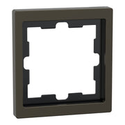 Merten - Abdeckrahmen Rahmen 1f.moccamet MEG4010-6552 D-Life Metall