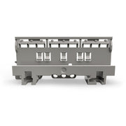 WAGO - Zubehör/Ersatzteile für Klemmen Befestigungsadapter 221-511 21 - 6 mm²,lichtgrau − 10 Stück