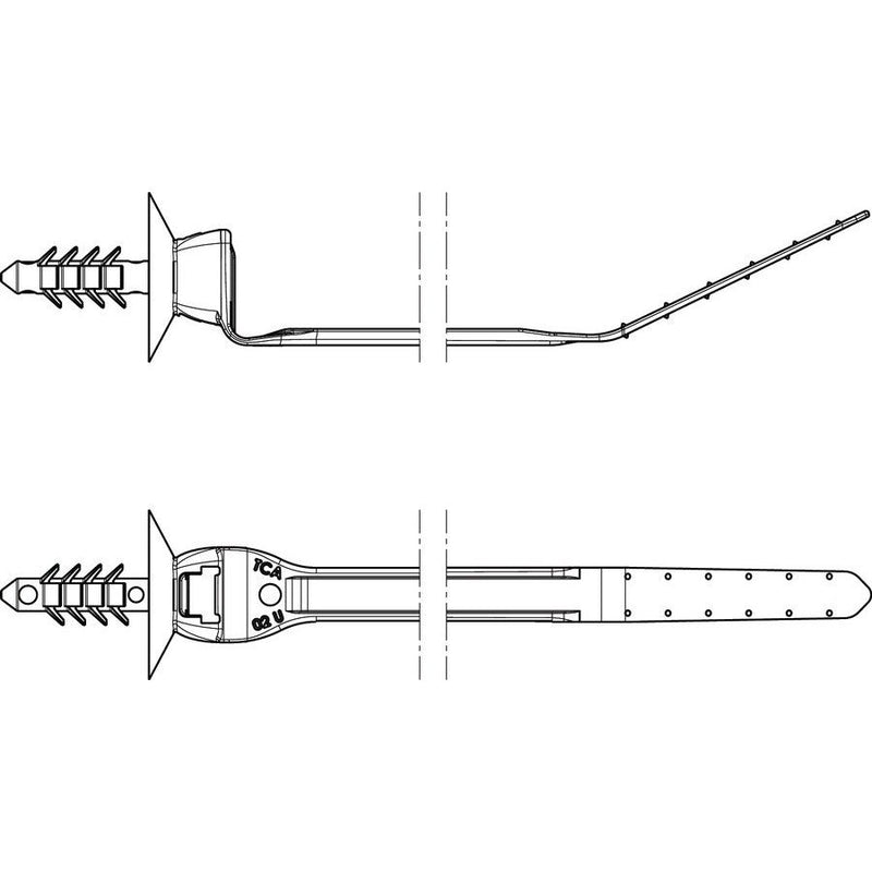 HellermannTyton - Kabelbinder Befestigungsbinder 1tlg. 157-00112(500) schwarz − 500 Stück