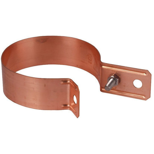 DEHN - Rohrschelle für Blitzschutz Regenrohrschelle RRS100B11CU D 100mm Cu