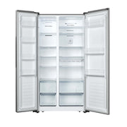 Hisense - Kühl-/Gefrierkombination Kühl/Gefrierkombi SbS RS 677 N4BIE inox-lo Außendisplay