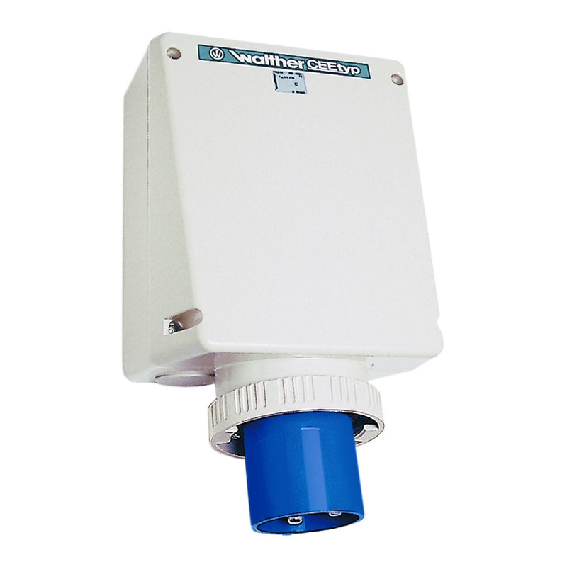 Walther Werke - CEE-Gerätestecker (IEC 60309) Wandgerätestecker 125A 678306 3P 230V 6h IP67