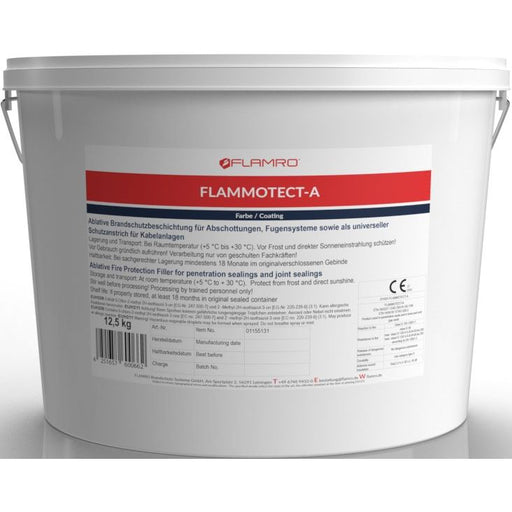 FLAMRO Brandschutz - Brandschutzbeschichtung/-bandage/-schaum/-dichtstoff Abl.Brandschutzbesch. 01155131 Farbe 12,5kg Eimer