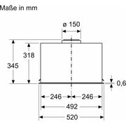 Constructa-Neff - Dunstabzugshaube Lüfterbaustein D54NAC1N0 52cm,3Stufen+Intens