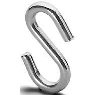 Houben - Kettennotglied Not-S-Haken 4,0 990098 4mm Stahl vz − 1 Stück by Houben
