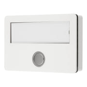 Grothe - Klingeldrücker Etagenplatte ETA 642 LED ws 1 WE