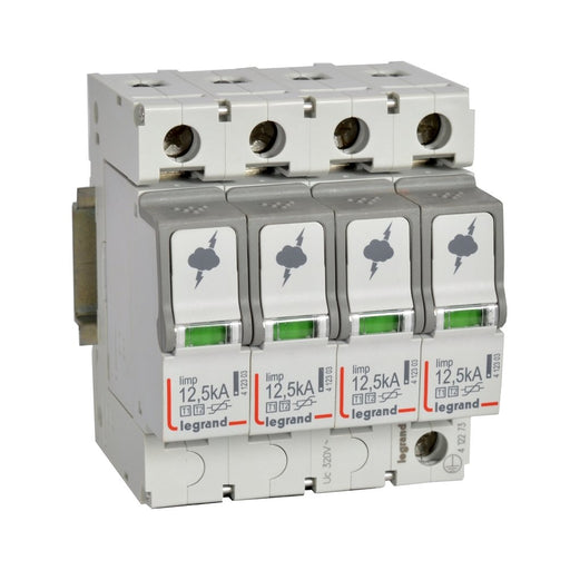 Legrand - Überspannungsableiter für Energietechnik/Stromversorgung Kombiableiter Legrand 412273 Typ 1+2, 4+0