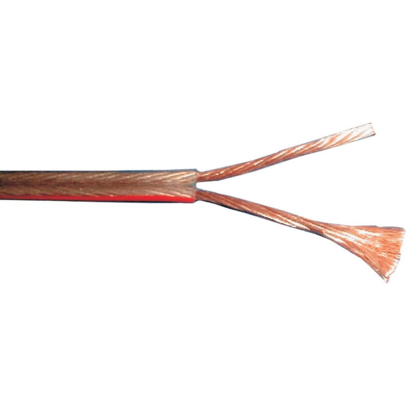 bda connectivity - Lautsprecherleitung LSP 2x6,00(hfl) Sp50 trans/rot − 50 Meter