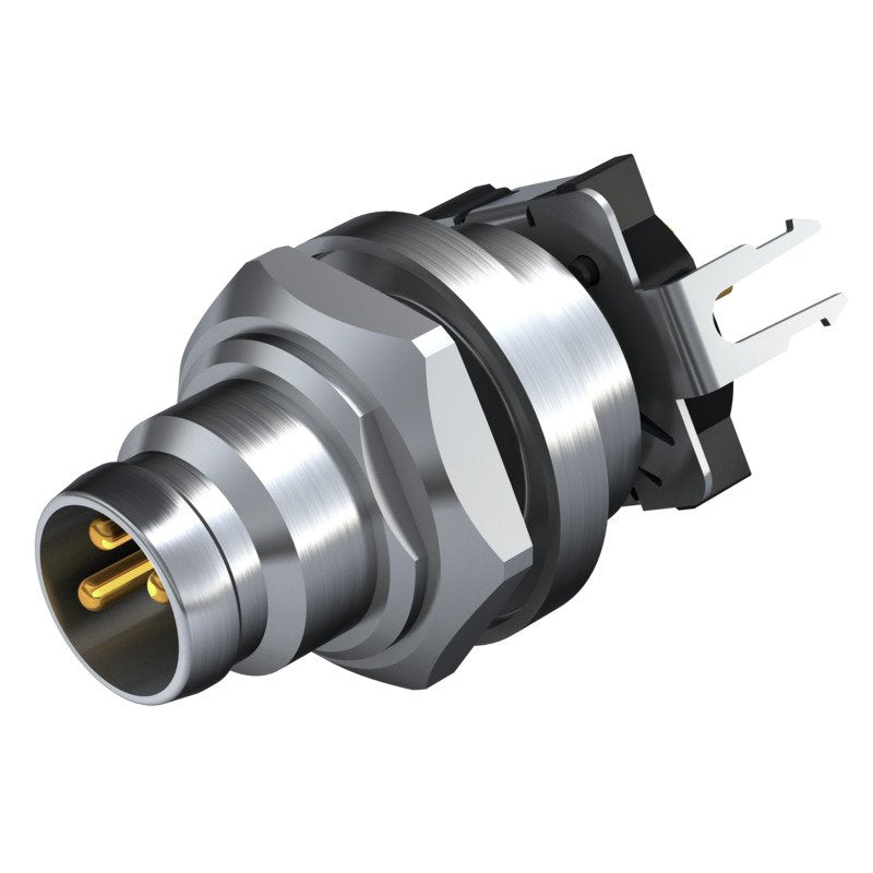 Weidmüller - Rundsteckverbinder, Einbau (PCB) Stecker SAIE-M8S-3S-H10TL M8 − 25 Stück