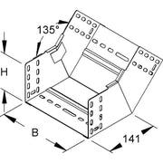 Niedax - Bogen für Kabelrinne Rinnensteigbogen RSB 110.400