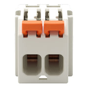 WAGO - Kabelsteckverbinder für Leiterplattensteckverbinder 1-Leiter-Federleiste,Hebel 2734-1102/327-000 PushinCAGECLAMP,lgr − 200 Stück