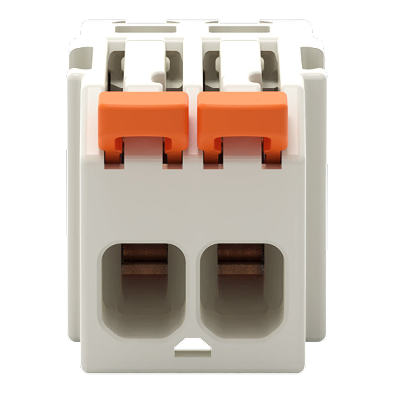 WAGO - Kabelsteckverbinder für Leiterplattensteckverbinder 1-Leiter-Federleiste,Hebel 2734-1102/327-000 PushinCAGECLAMP,lgr − 200 Stück
