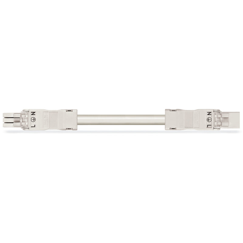 WAGO - Konfektionierte Leitung für steckbare Gebäudeinstallation konfekt.Verbindungsleitung 891-8993/015-102 Eca,Buchse Stecker