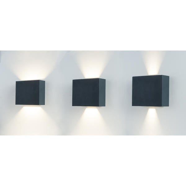 Brumberg Leuchten - Decken-/Wandleuchte LED-Wandleuchte 60110103 3000K graphit IP54