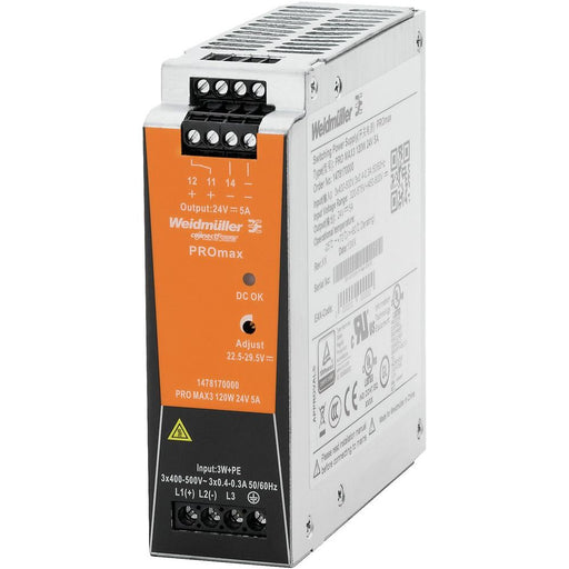 Lenze - Feldbus, Dez. Peripherie - Stromversorgungsmodul Netzteil 3x400VAC - 24VDC EZVA024005FB000000 5A, 120W − 1 Stück