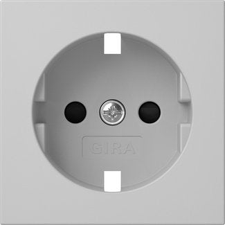 Gira - Zubehör/Ersatzteile für Installationsschalterprogramme Abd. SCHUKO-Steckd. SH 4921015 Grau m