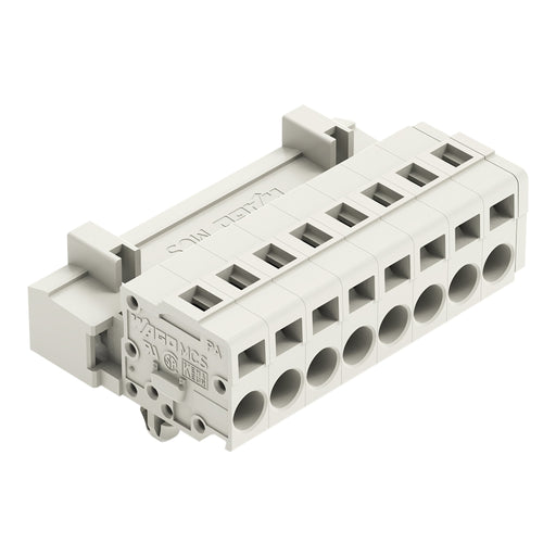 WAGO - Kabelsteckverbinder für Leiterplattensteckverbinder 1-Leiter-Stiftleiste 721-608/018-000 CAGECLAMP,2,5mm²,lgr − 50 Stück