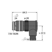 Turck - Rundsteckverbinder, feldkonfektionierbar (Industriesteckverbinder) Steckverbinder BS4241-0/9 konfektionierbar − 1 Stück