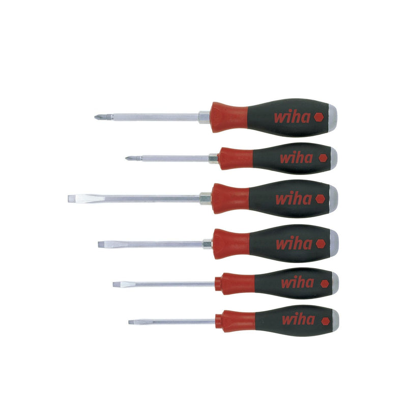 Wiha - Schraubendreherset Schraubendrehersatz 530SF HK6 SATZ 6tlg SL/PH SoftFinish