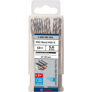 Bosch - Bohrer PRO Metal HSS-G 2608585494 Spiralbohrer 5,6 x