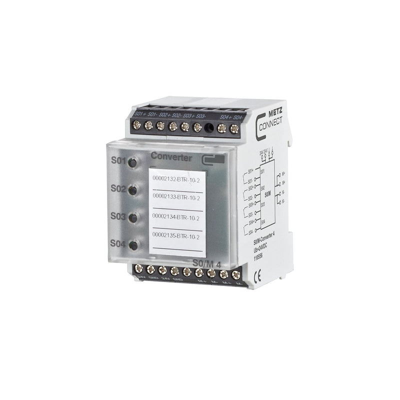 Metz Connect - Bussystem-Energiemanagement S0/M-Converter 110 556 4-fach