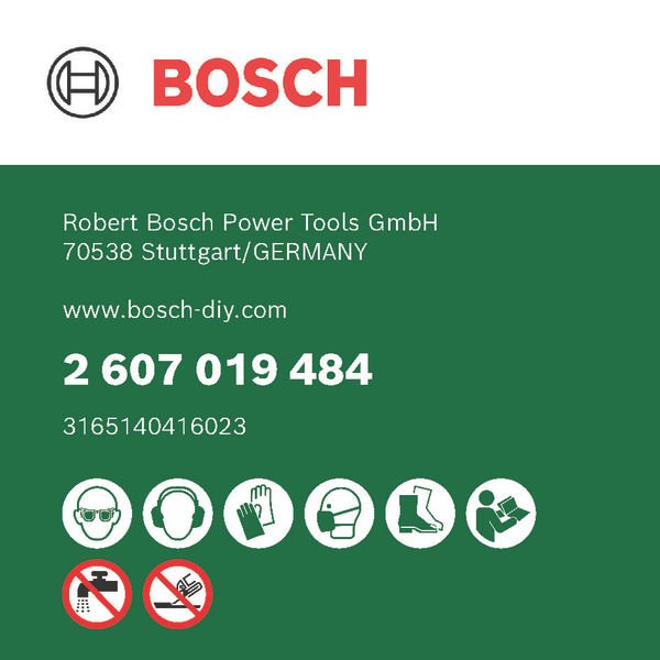 Bosch - Trenn-/Schleifscheibe Diamanttrennscheibe für 2607019484 Fliesen und