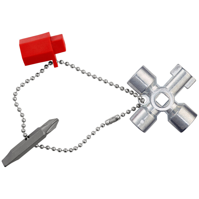 Knipex - Schlüssel für Gehäuse/Schränke Schaltschrank-Schlüssel 00 11 02 44mm