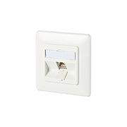 Metz Connect - Kommunikationsanschlussdose Kupfer Anschlussdose C6Amodul UP 130B11D11002-E 1Port 180 UP,rws − 10 Stück