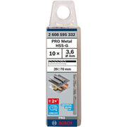 Bosch - Bohrer PRO Metal HSS-G 2608595332 Spiralbohrer 3,6 x