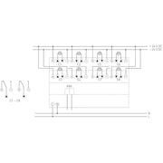 Theben - Bussystem-Jalousieaktor Jalousieaktor JM 8 T 24V KNX FIX 2