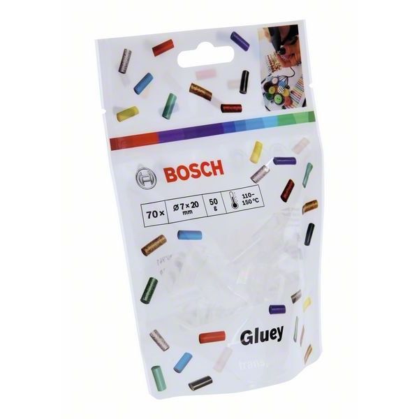 Bosch - Klebestick für Heißklebepistole Gluey Klebesticks 2608002004 transparent