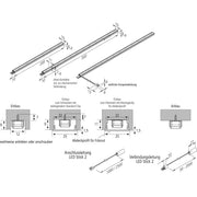 Hera - Decken-/Wandleuchte LED Power-Stick 20202410104 6 LED xw 200mm