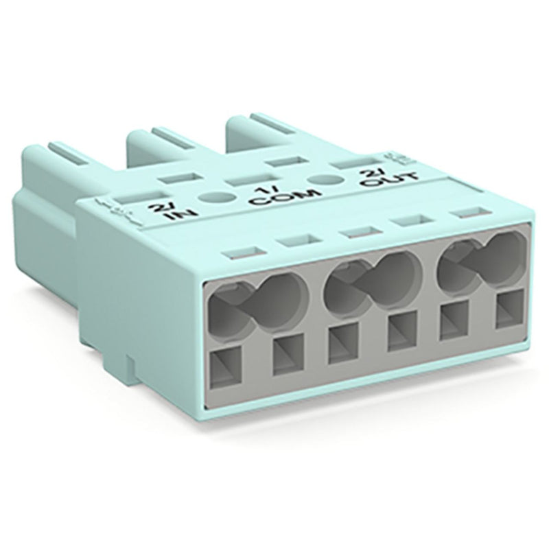 WAGO - Steckverbinder für steckbare Gebäudeinstallation Stecker 770-1253/076-000 3-pol. 4mm² Kod. B − 100 Stück