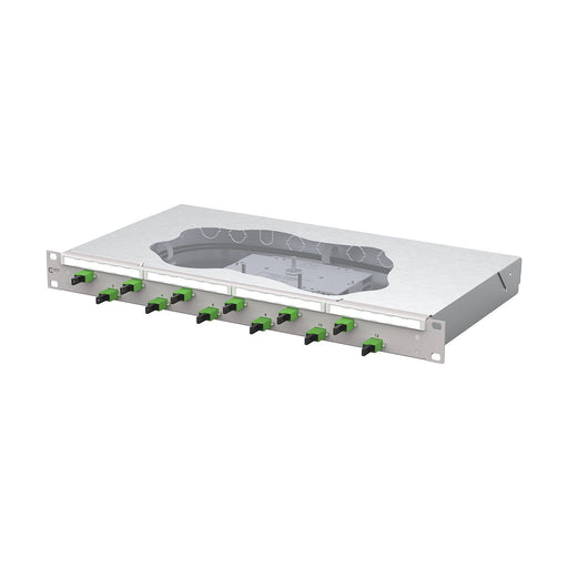 Metz Connect - Patchpanel LWL Patchfeld splice 1504595912-F 12xE2000-S APC OS2