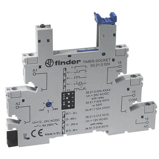 Finder - Relaissockel Relaisfassung 93.21.0.024 Timer − 10 Stück by Finder
