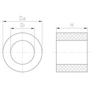 Jacob - Dichtring, flach Dichtring WJ-RD 13 3x15,3x8,5 − 10 Stück