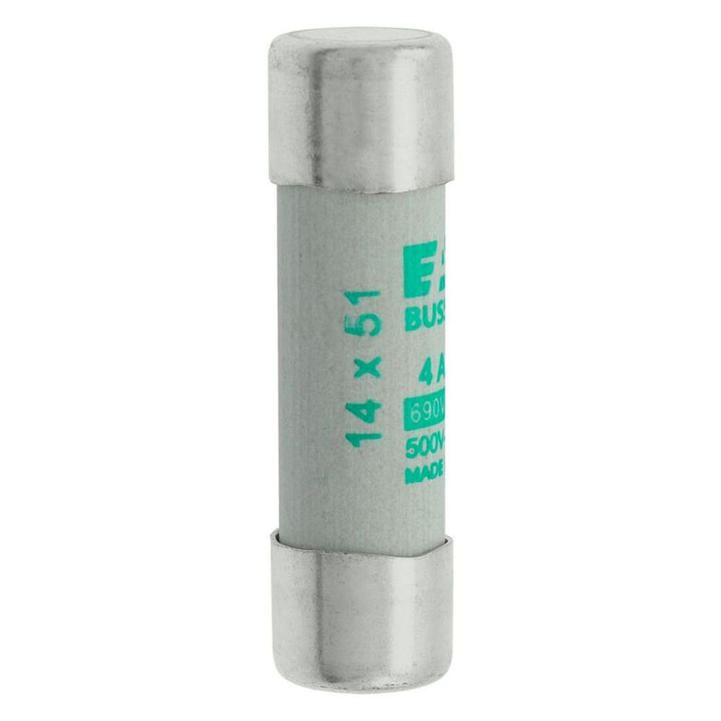 Eaton - Zylindrische Sicherung Sicherungseinsatz Nieders. CYLINDRICA#C14M4 4A AC 690V 80kA − 10 Stück
