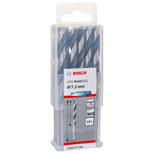 Bosch - Bohrer Metallspiralbohrer HSS 2608577239 PointTeQ DIN 338 7,1