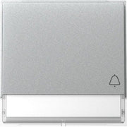 Gira - Abdeckung/Bedienelement für Installationsschalterprogramme Wippe Symb. Klingel 367365 F Alu
