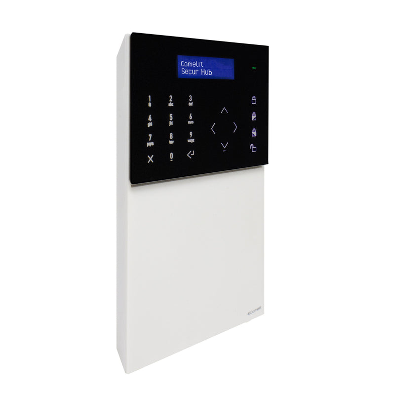 Comelit - Einbruchmeldezentrale Funkzentrale 32 Zonen HUB32LCD f.SecurHub, WLAN, IP