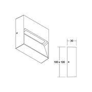 Brumberg Leuchten - Decken-/Wandleuchte LED-Wandanbauleuchte 230V 10171183