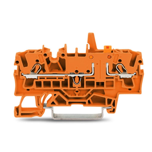 WAGO - Trenn- und Messtrenn-Reihenklemme Trennklemme 2002-1672/401-000 Messerhalter orange − 50 Stück