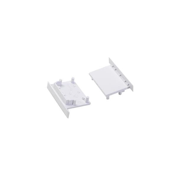 Brumberg Leuchten - Mechanisches Zubehör/Ersatzteile für Leuchten Endkappen-Set 53025070 (VE2) weiß