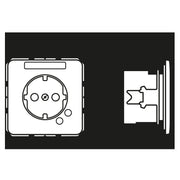 Jung - Steckdose SCHUKO-Steckdose CD 521 NAUF WW 16A 250V alpinweiß − 1 Stück