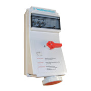 Walther Werke - CEE-Steckdose abschaltbar, abgesichert (IEC 60309) Wasserdichte Wandsteckdose AL169406SN 63A 4P 6h