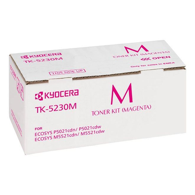 Kyocera - Verbrauchsmaterial für Telefax/Drucker/MFC Lasertoner TK-5230M ma 2.200 Seiten,magenta