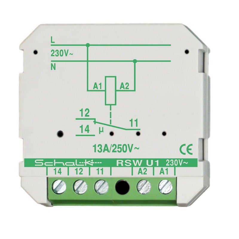 Schalk - Schaltrelais Impulsschalter RSW U1 (230V AC)