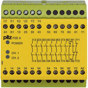 Pilz - Gerät zur Überwachung von sicherheitsgerichteten Stromkreisen Kontakterweiterungsblock PZE 9 #774148 230-240VAC 8n/o 1n/c