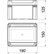 OBO Bettermann - Installationskleinverteiler Kleinverteiler SDB 03 PC für max. 3 TE